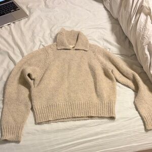 Poetry Cream Turtleneck Sweater